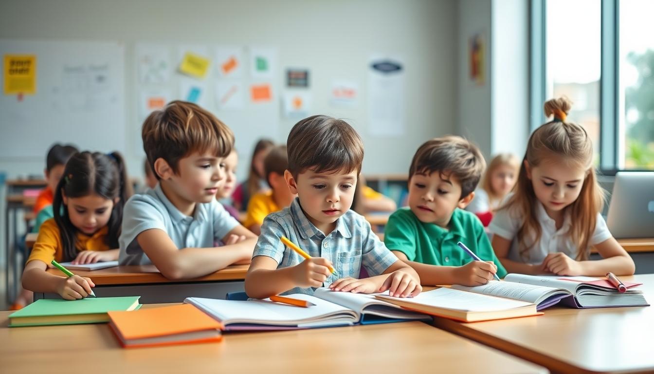 Students working in research laboratory